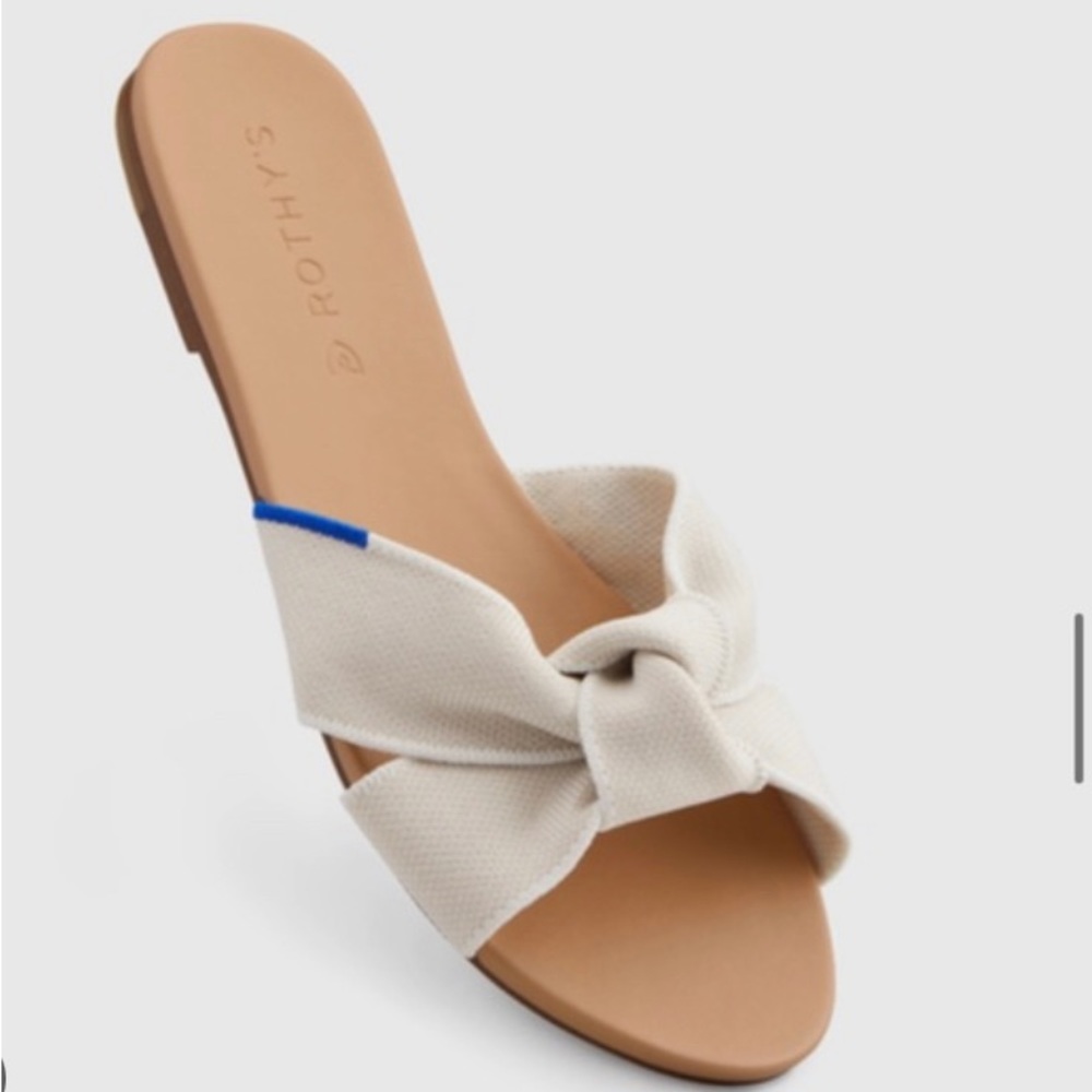 Rothy’s Knot Sandal in Beige